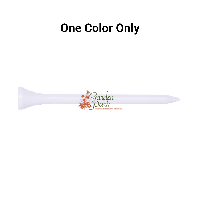 Bulk White Plastic Golf Tees - 1,000 PACK