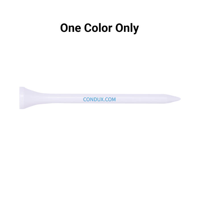 Bulk White Wood Golf Tees - 1,000 PACK