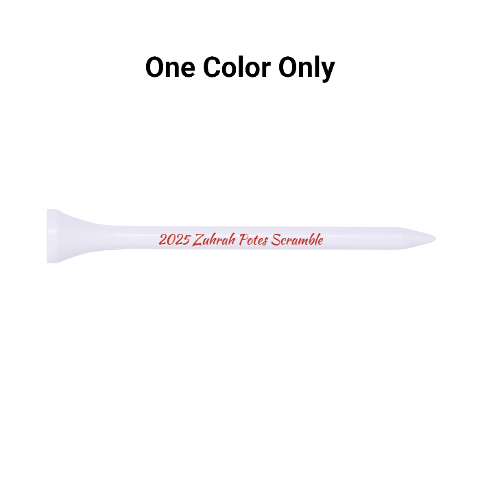 Bulk White Wood Golf Tees - 1,000 PACK