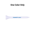 Bulk White Plastic Golf Tees - 1,000 PACK
