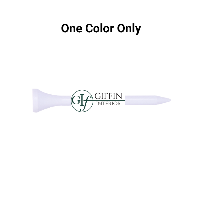 Bulk White Plastic Golf Tees - 1,000 PACK