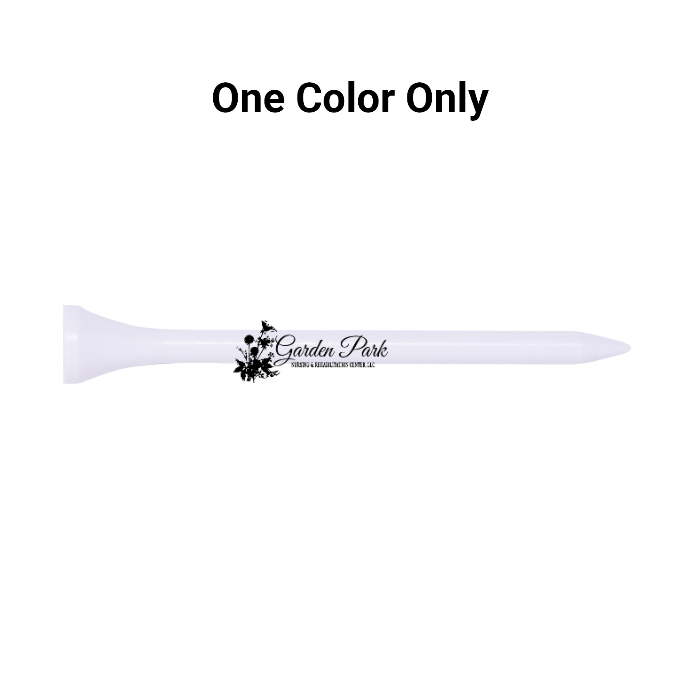 Bulk White Plastic Golf Tees - 1,000 PACK