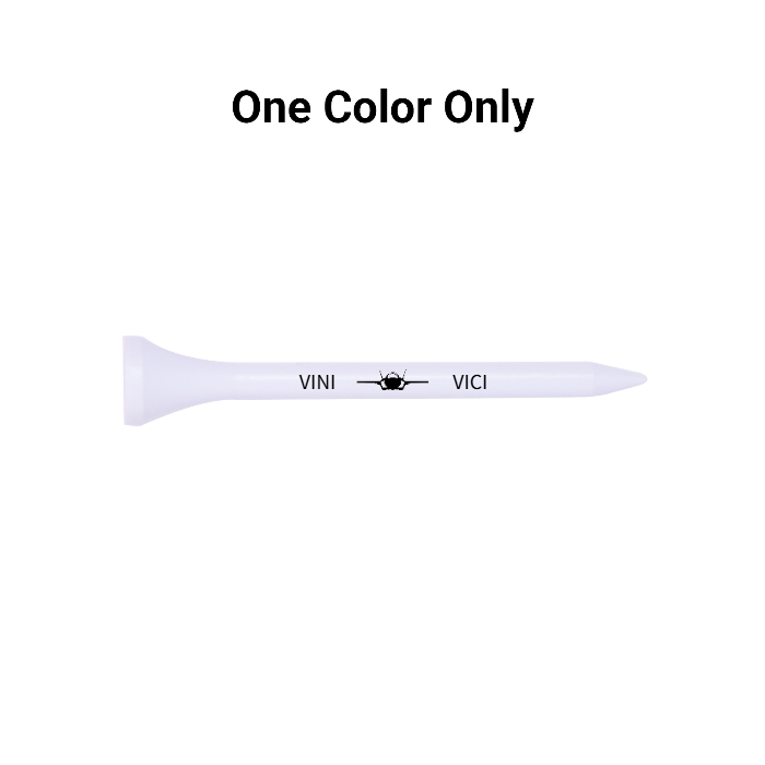 Bulk White Plastic Golf Tees - 1,000 PACK