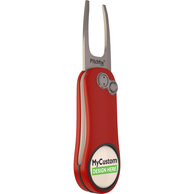 Red Pitchfix Hybrid 2.0 Divot Tool