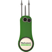 Green Pitchfix Fusion 2.5 Divot Tool