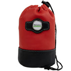 Synthetic leather drawstring pouch