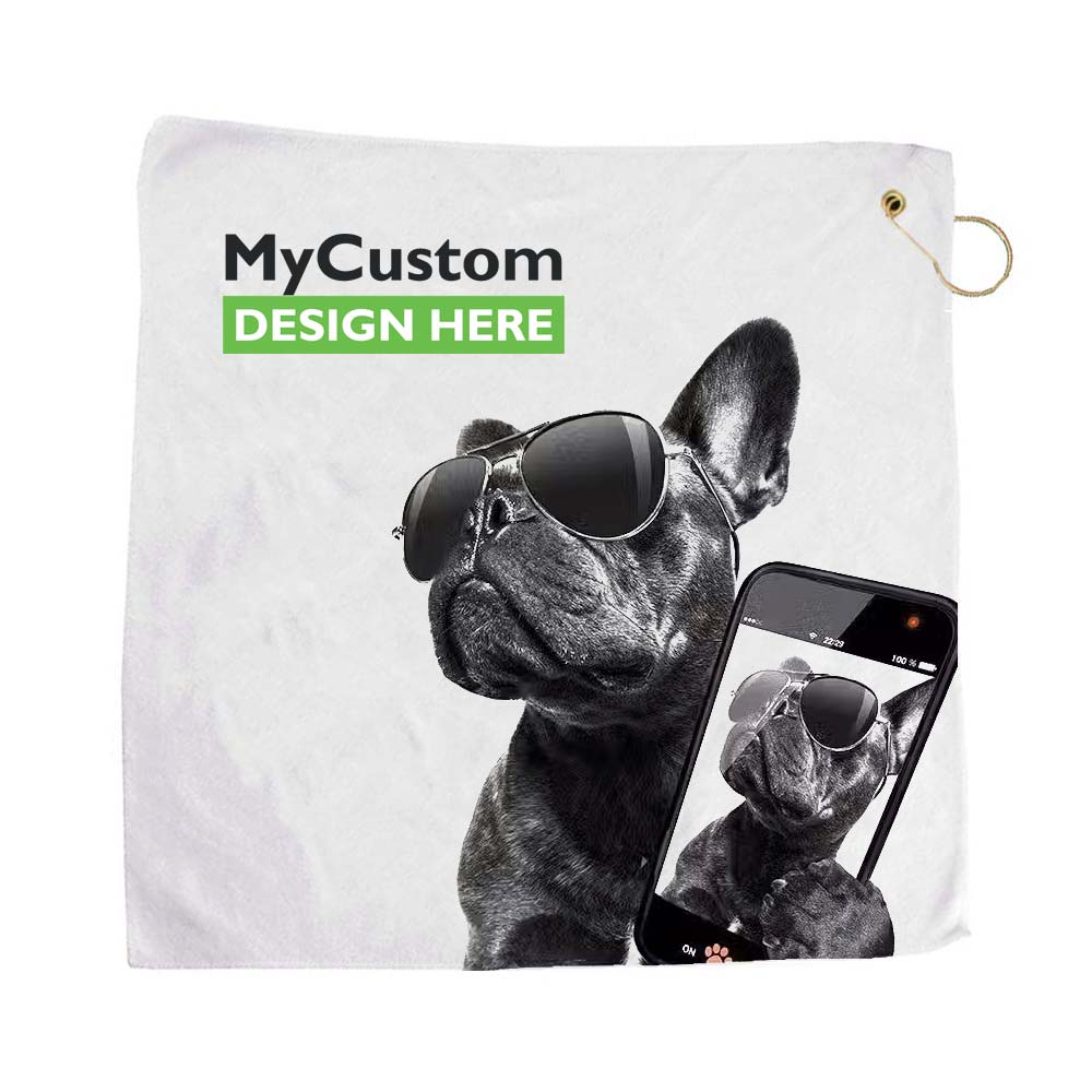 Custom 16" x 16" Golf Towel