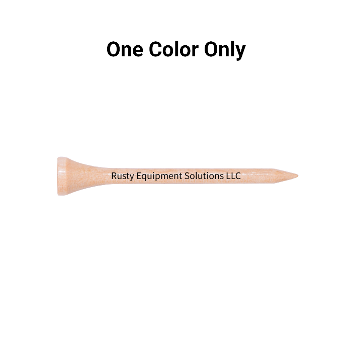 Bulk Natural Golf Tees - 1,000 PACK