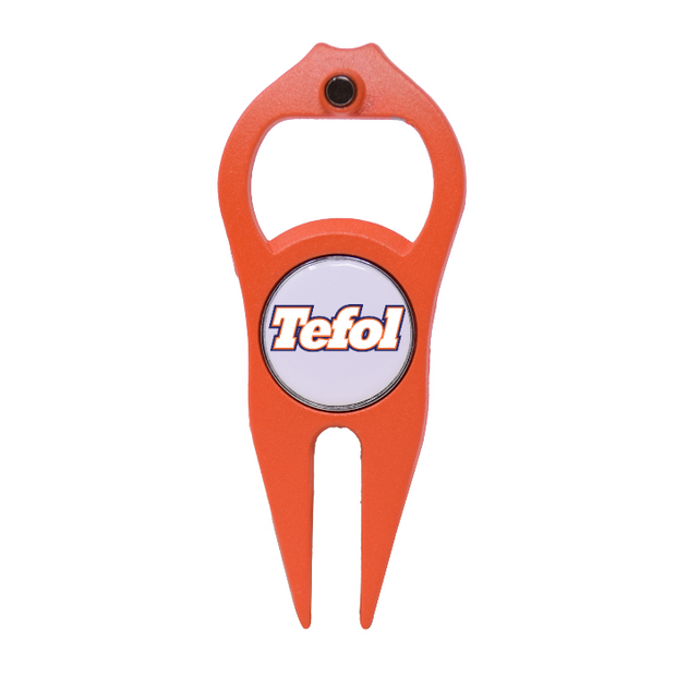 Orange Hat Trick 6 in 1 Divot Tool