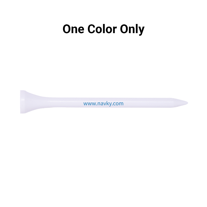 Bulk White Wood Golf Tees - 1,000 PACK