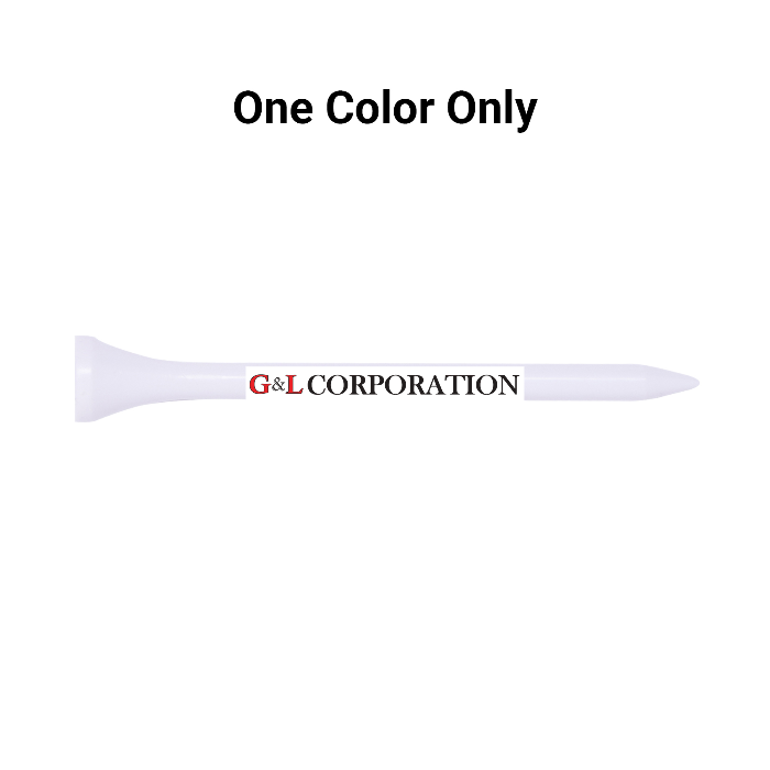 Bulk White Wood Golf Tees - 1,000 PACK