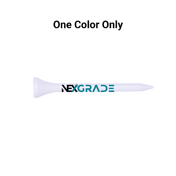 Bulk White Wood Golf Tees - 1,000 PACK