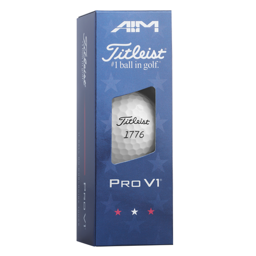 Titleist Pro V1 AIM Performance Golf Balls 1776 Edition