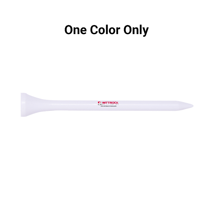 Bulk White Wood Golf Tees - 1,000 PACK