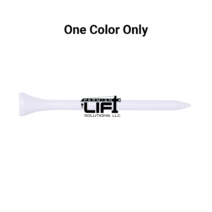 Bulk White Plastic Golf Tees - 1,000 PACK