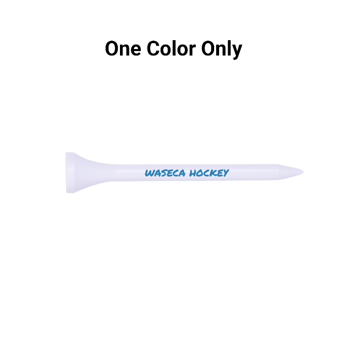 Bulk White Wood Golf Tees - 1,000 PACK