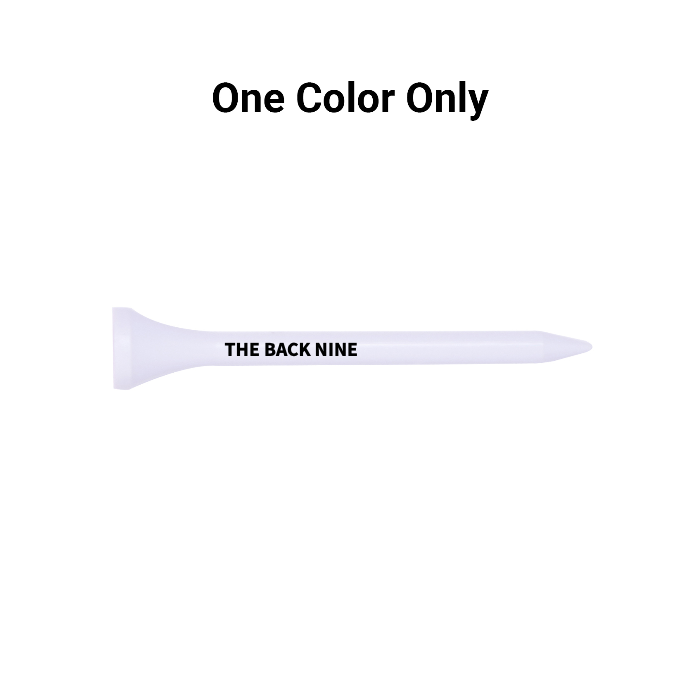 Bulk White Plastic Golf Tees - 1,000 PACK