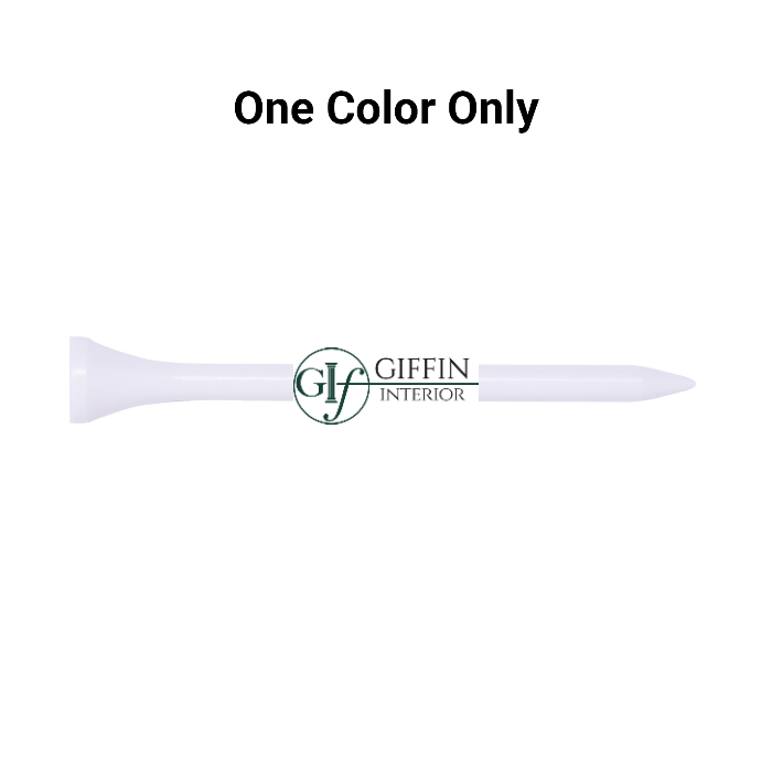 Bulk White Plastic Golf Tees - 1,000 PACK