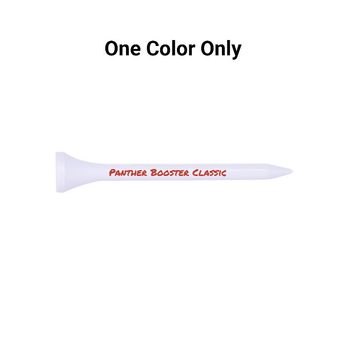 Bulk White Plastic Golf Tees - 1,000 PACK