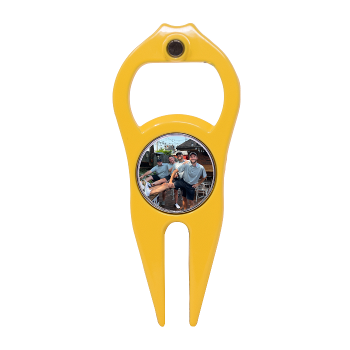 Yellow Hat Trick 6 in 1 Divot Tool