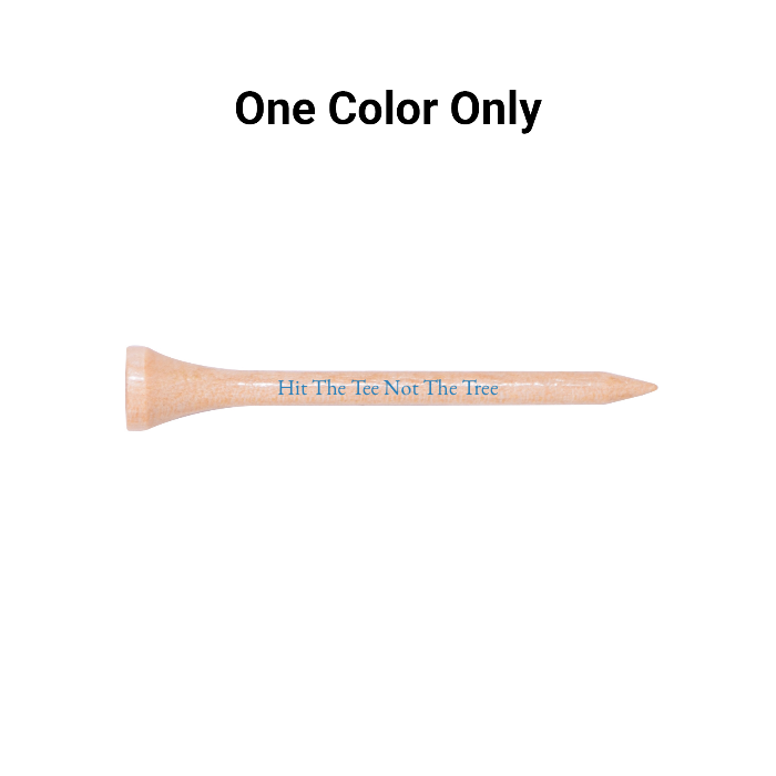 Bulk Natural Golf Tees - 1,000 PACK