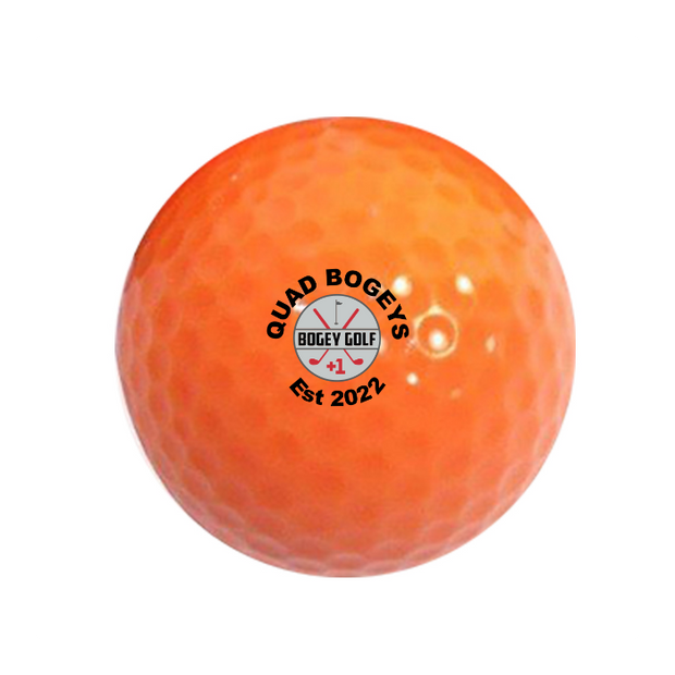 Value Golf Balls Orange