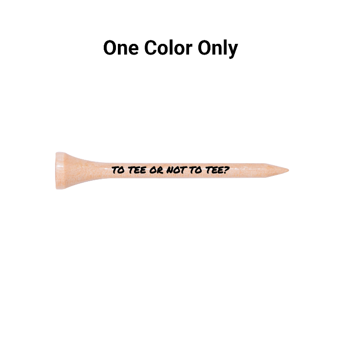 Bulk Natural Golf Tees - 1,000 PACK