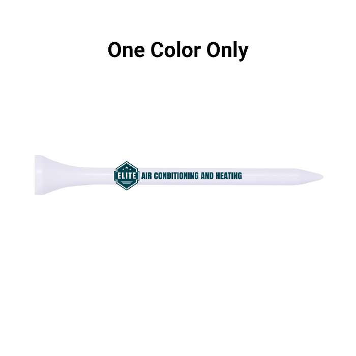 Bulk White Wood Golf Tees - 1,000 PACK