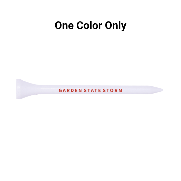 Bulk White Plastic Golf Tees - 1,000 PACK