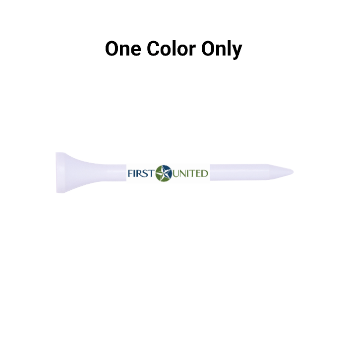 Bulk White Plastic Golf Tees - 1,000 PACK