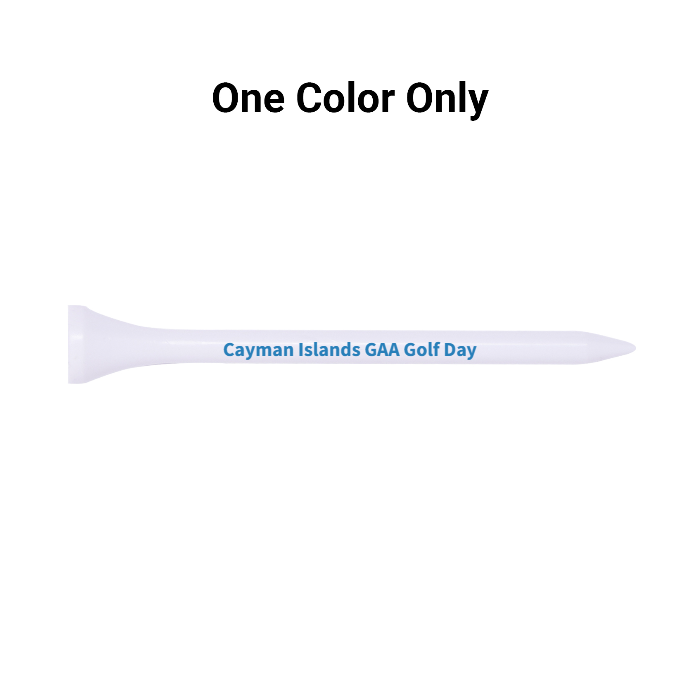 Bulk White Wood Golf Tees - 1,000 PACK