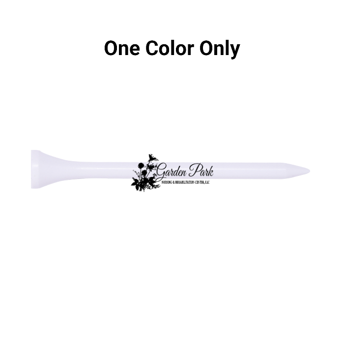 Bulk White Plastic Golf Tees - 1,000 PACK