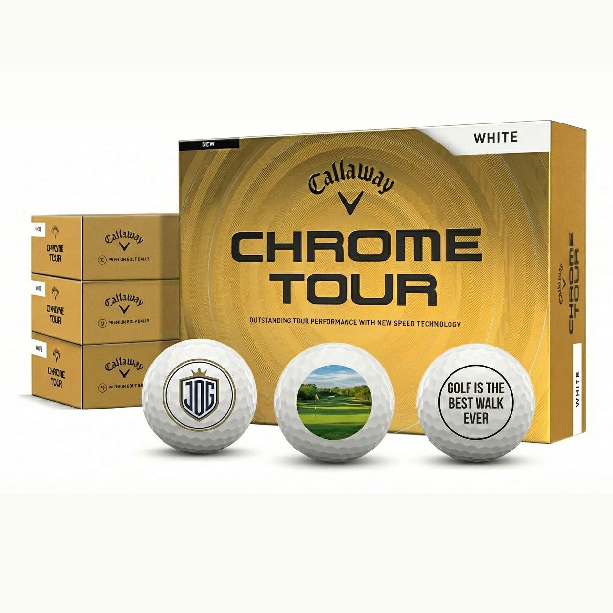 Callaway Chrome Tour Golf Balls – Buy 3 Get 1 Free
