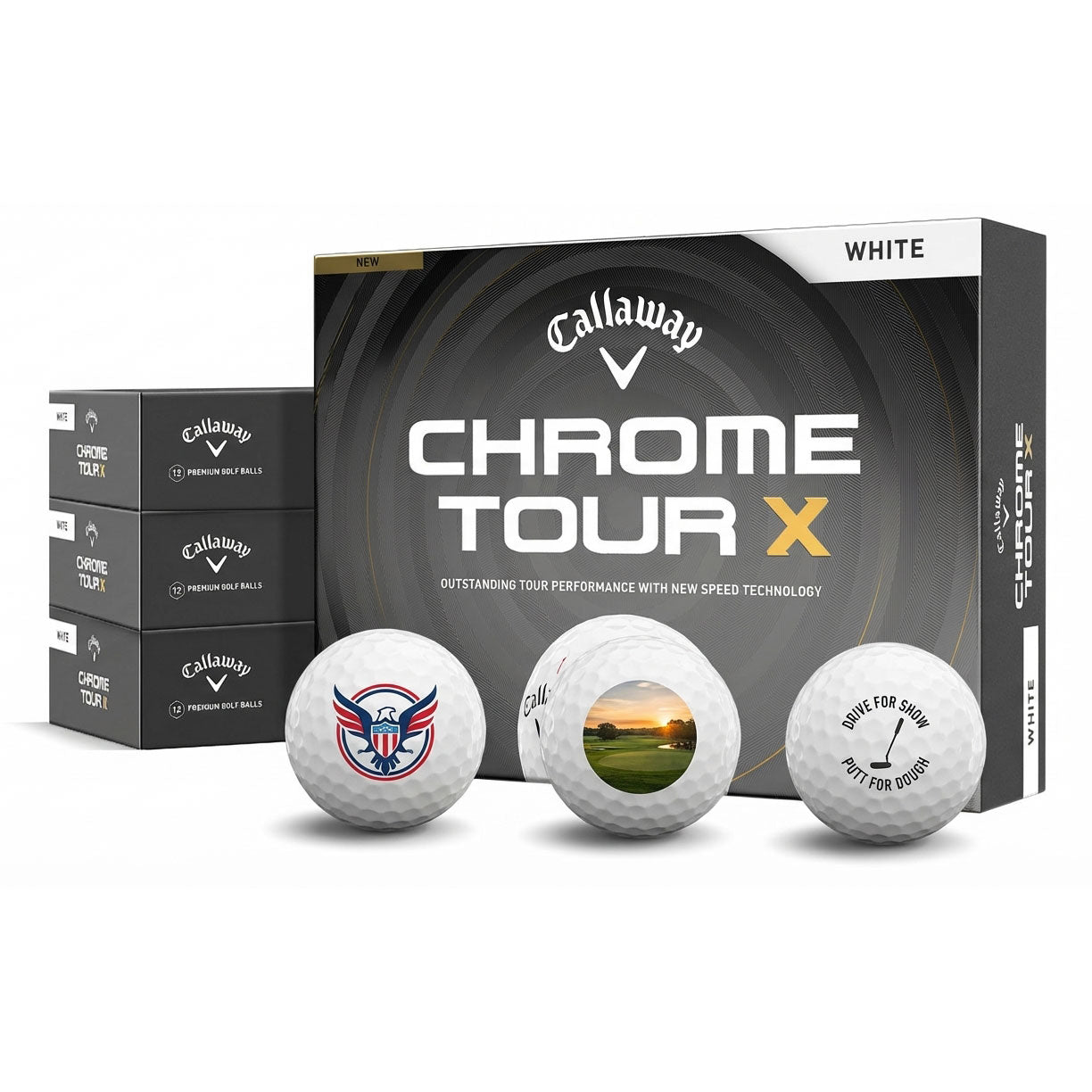 Callaway Chrome Tour X Golf Balls – Buy 3 Get 1 Free