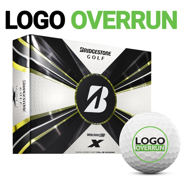 Bridgestone 2022 Tour B X Golf Balls - LOGO OVERRUN
