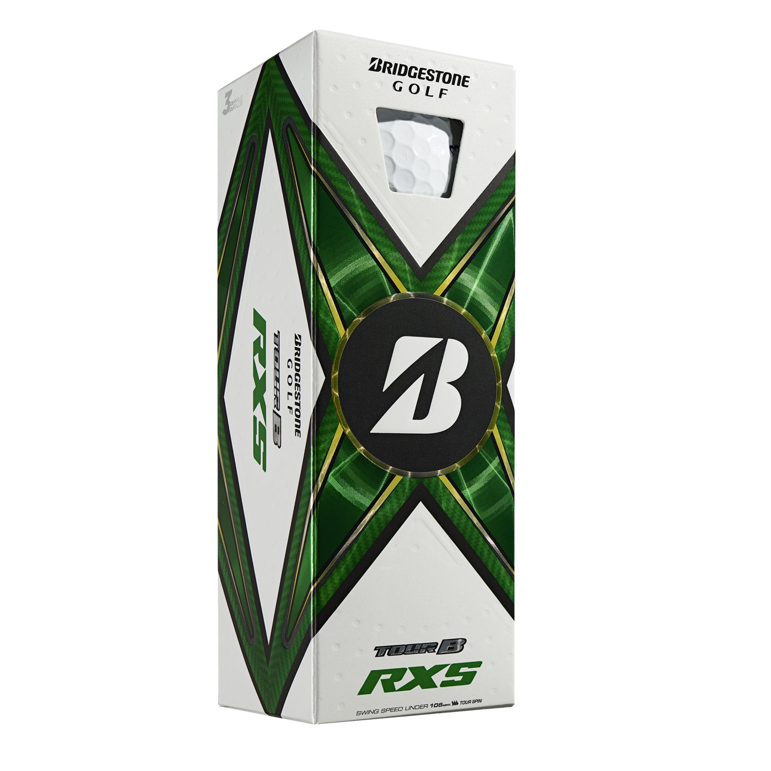 Bridgestone Tour B RXS Golf Balls One Dozen
