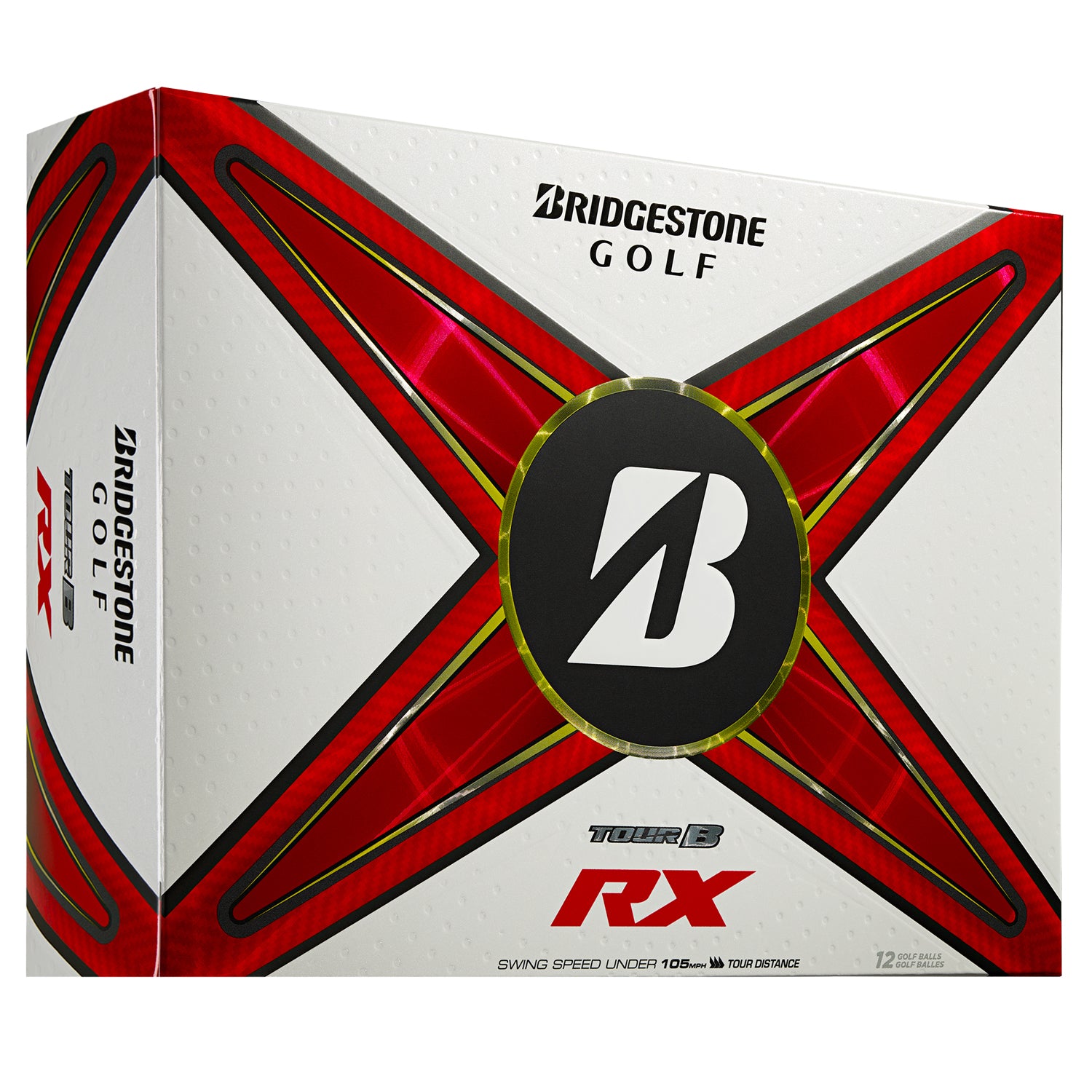 Bridgestone Tour B RX Golf Balls One Dozen