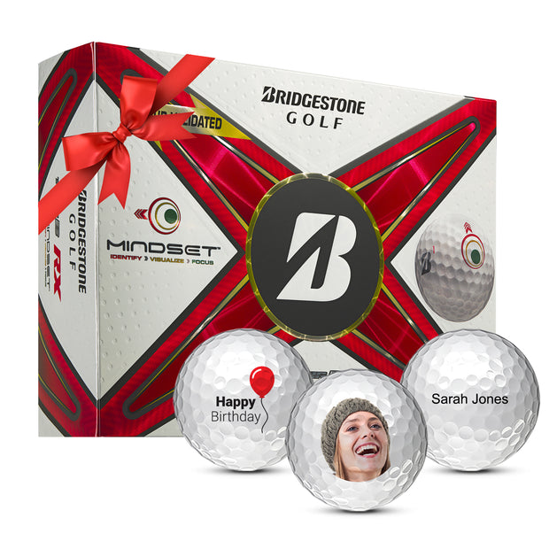 Custom Bridgestone Tour B RX Mindset Golf Balls One Dozen