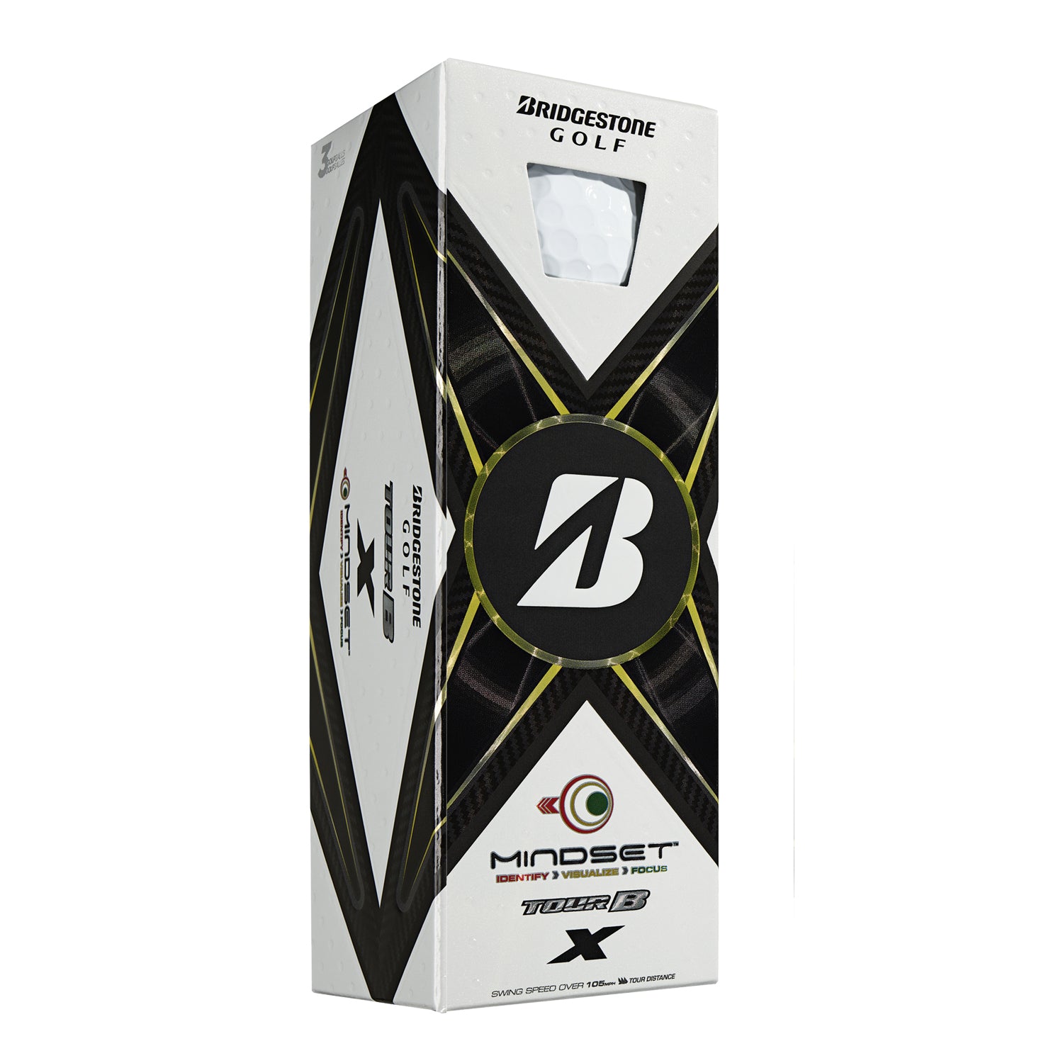 Bridgestone Tour B X MindSet Golf Balls One Dozen
