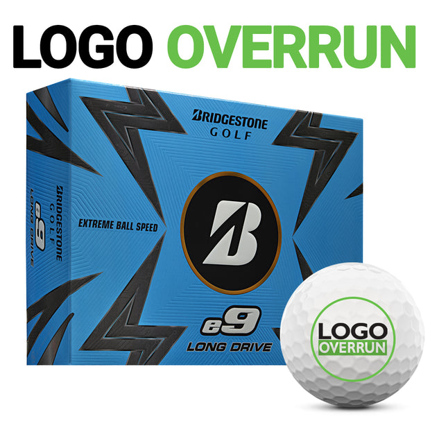 Bridgestone e9 Long Drive Golf Balls - LOGO OVERRUN