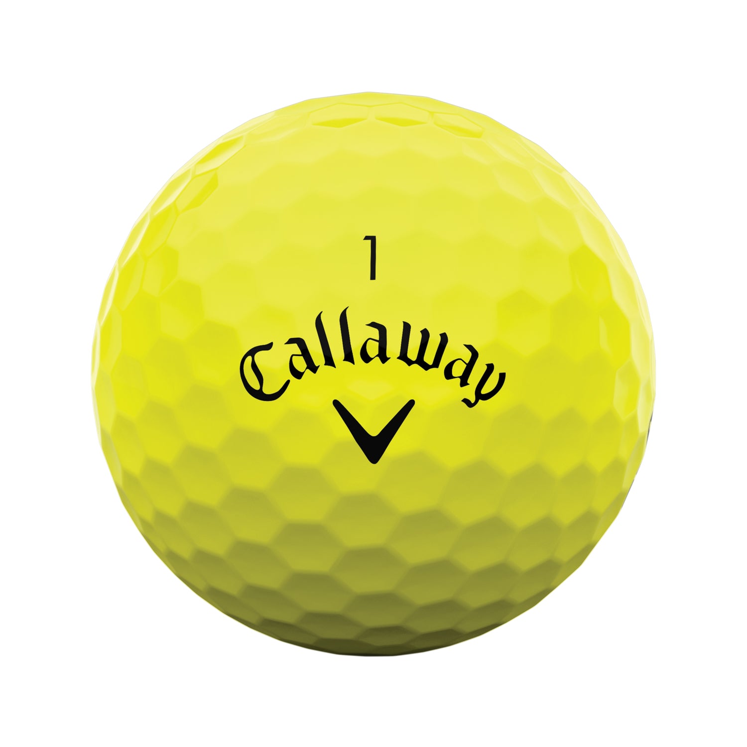 Custom Callaway Warbird Yellow Golf Balls | MyCustomGolfBall