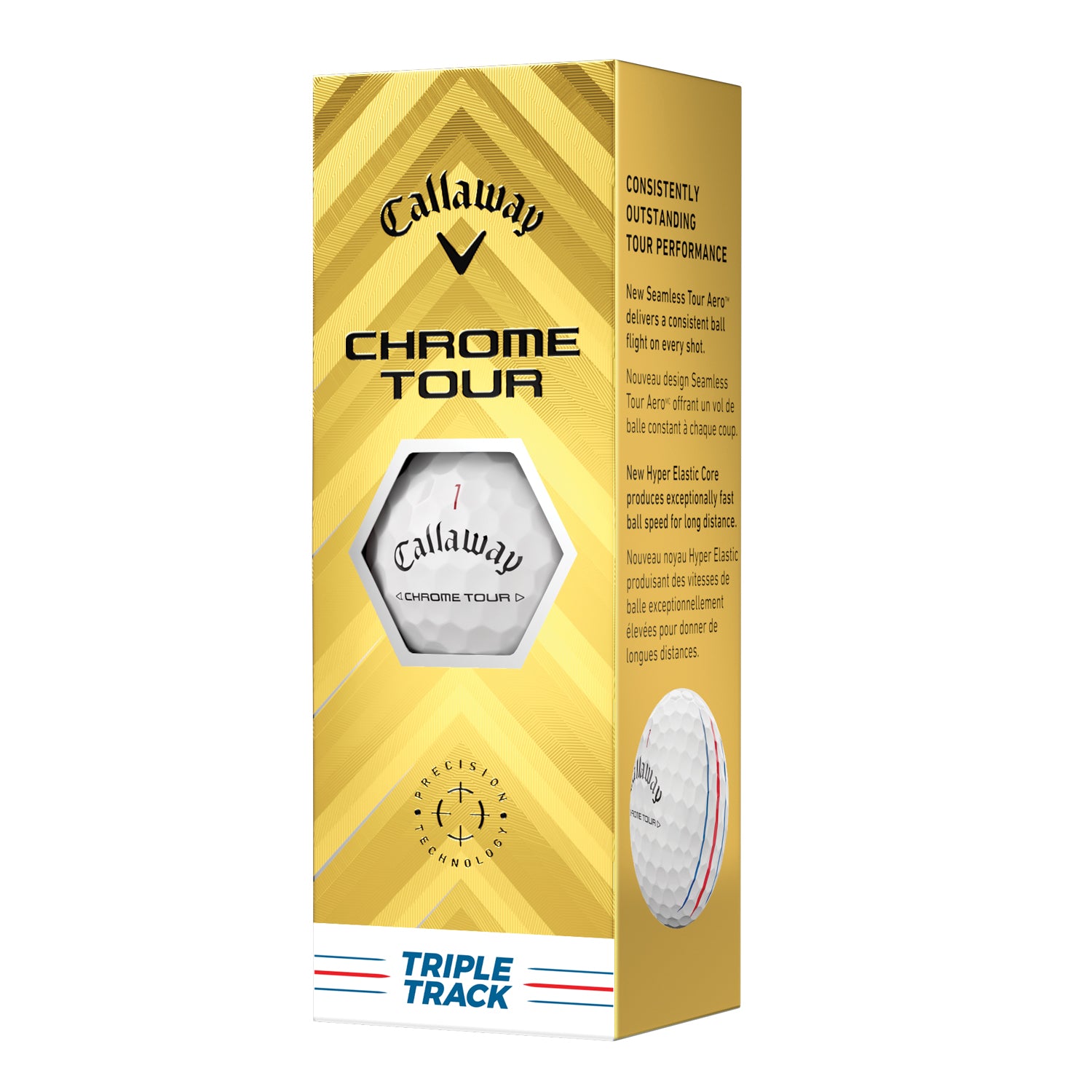 Custom Callaway Chrome Tour Triple Track Golf Balls One Dozen
