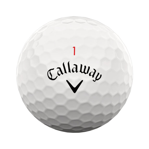 Callaway Chrome Soft X Golf Balls - LOGO OVERRUN