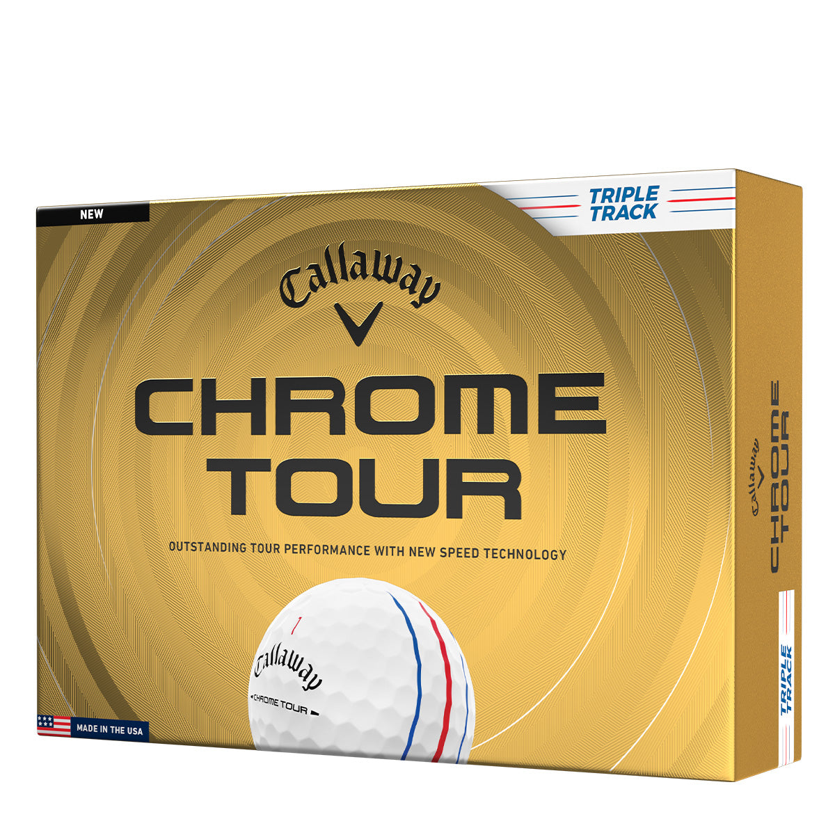 Custom Callaway Chrome Tour Triple Track Golf Balls | MCGB