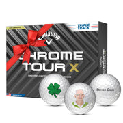 Custom Callaway Chrome Tour X Triple Track Golf Balls One Dozen