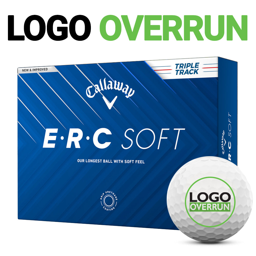 Callaway ERC Soft Triple Track Golf Balls - LOGO OVERRUN