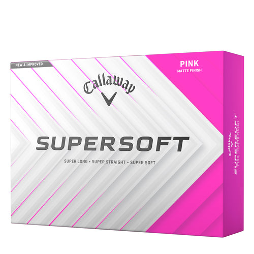 Custom Callaway Supersoft Pink Golf Balls