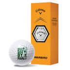 Best Dad By Par, Dad Gift 3-Ball Sleeve Golf Balls, Golf Gift, Callaway Warbird Golf Balls
