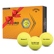 Callaway Warbird Yellow Golf Balls