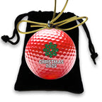 Christmas Golf Ball Ornament